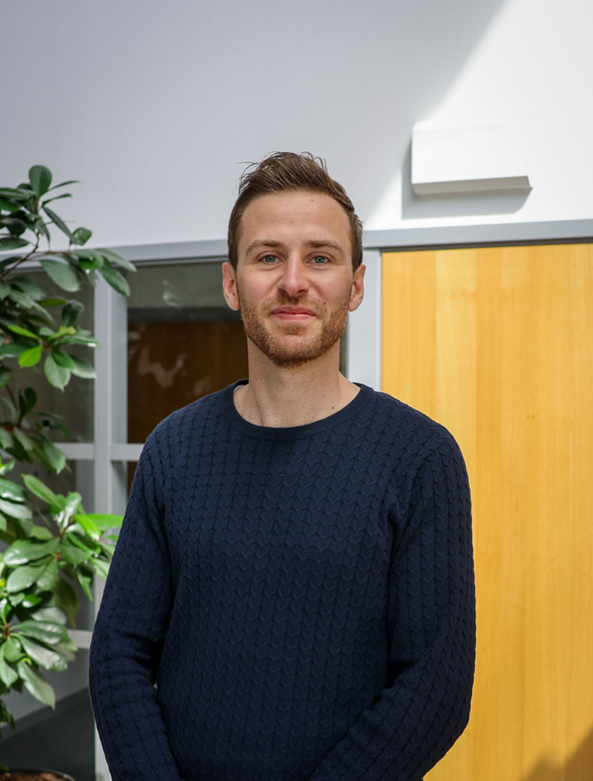 Mikael Olin, projektör på HEM som arbetar tillsammans med Bra Bostad